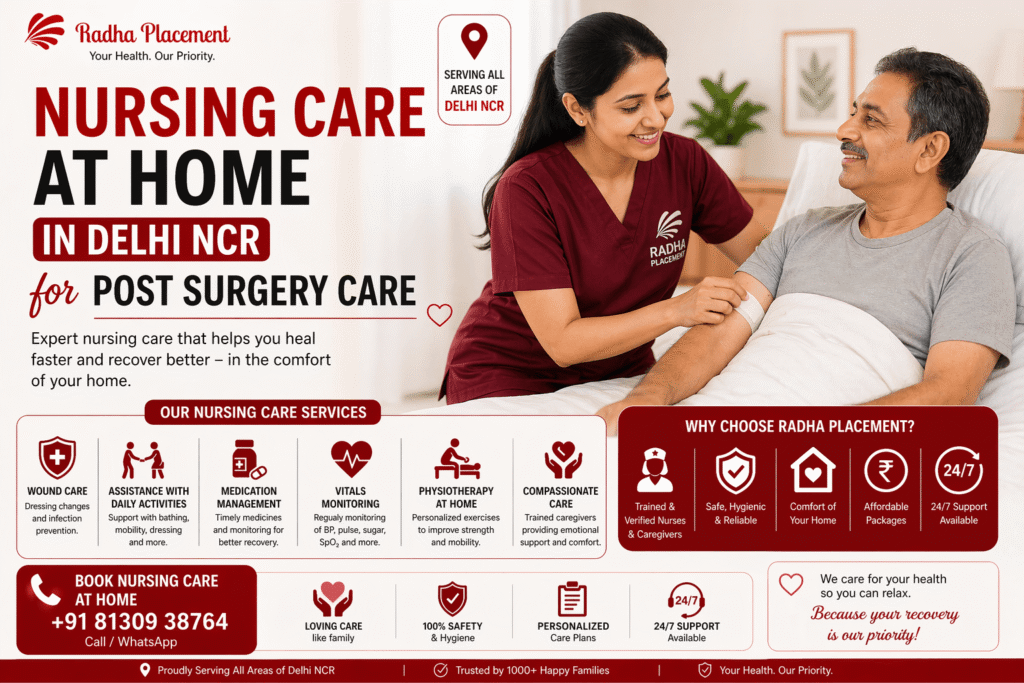 Nursing Care at Home in Delhi NCR
